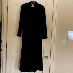 Hilary Radley long black coat